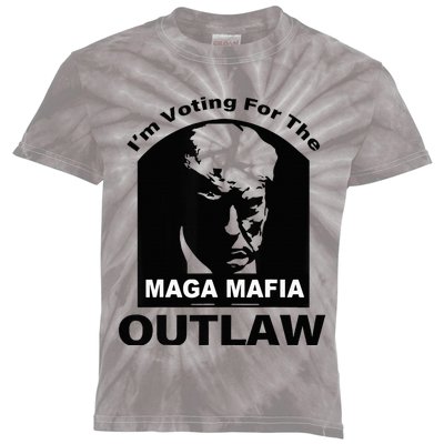 Trump Maga Mafia 2024 IM Voting For The Outlaw Kids Tie-Dye T-Shirt