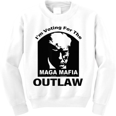 Trump Maga Mafia 2024 IM Voting For The Outlaw Kids Sweatshirt