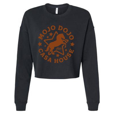 The Movie Mojo Dojo Casa House Cropped Pullover Crew