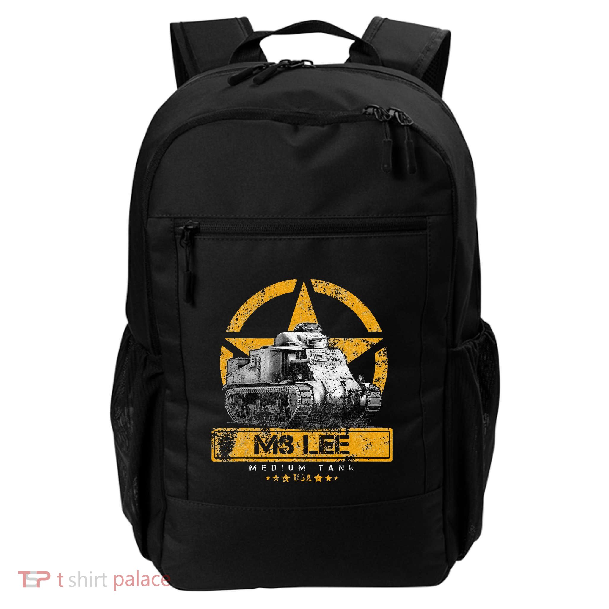 Tank M3 Military Usa Medium Tank Veteran Patriotic Memorial Backpack
