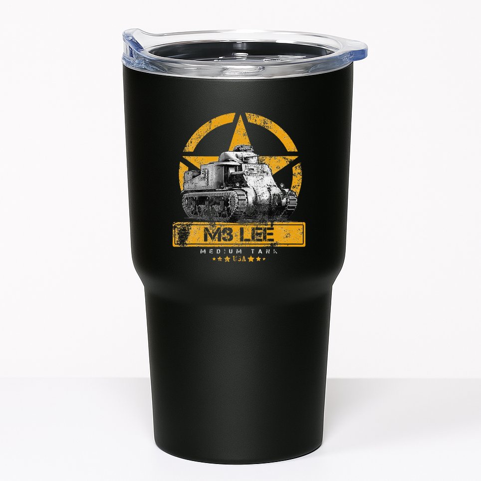 Tank M3 Military Usa Medium Tank Veteran Patriotic Memorial Tumbler