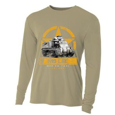 Tank M3 Military Usa Medium Tank Veteran Patriotic Memorial Cooling Performance Long Sleeve Crew