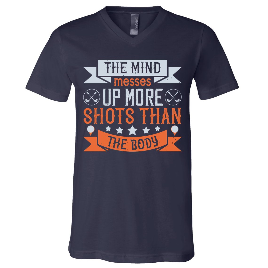 The Mind Messes Up More Shots Than The Body V-Neck T-Shirt