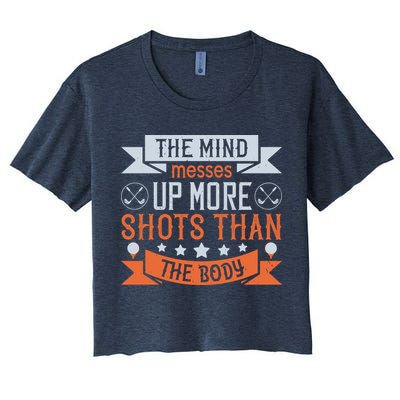 The Mind Messes Up More Shots Than The Body Crop Top