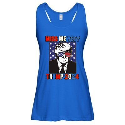 Trump Miss Me Yet Trump 2024 Patriotic Ladies Essential Flowy Tank