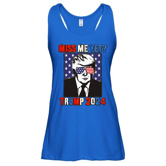 Trump Miss Me Yet Trump 2024 Patriotic Ladies Essential Flowy Tank