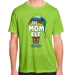 The Mom Mother Elf Partner Look Family Outfit Christmas Funny Gift Adult ChromaSoft Performance T-Shirt