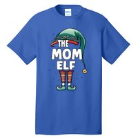 The Mom Mother Elf Partner Look Family Outfit Christmas Funny Gift Tall T-Shirt