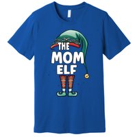 The Mom Mother Elf Partner Look Family Outfit Christmas Funny Gift Premium T-Shirt