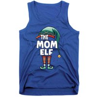 The Mom Mother Elf Partner Look Family Outfit Christmas Funny Gift Tank Top