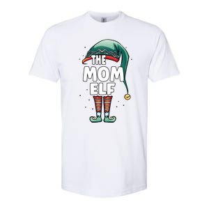 The Mom Mother Elf Partner Look Family Outfit Christmas Funny Gift Softstyle CVC T-Shirt