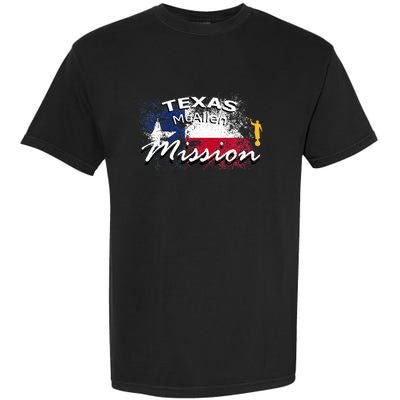 Texas Mcallen Mormon Lds Mission Missionary Garment-Dyed Heavyweight T-Shirt