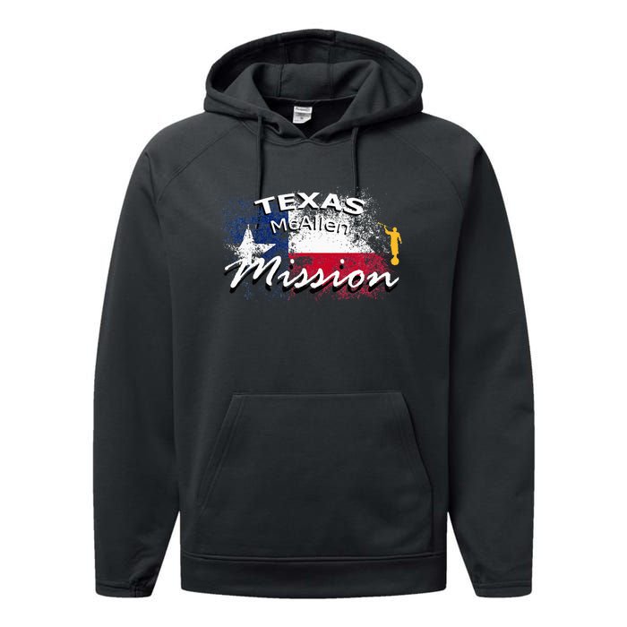 Texas Mcallen Mormon Lds Mission Missionary Performance Fleece Hoodie