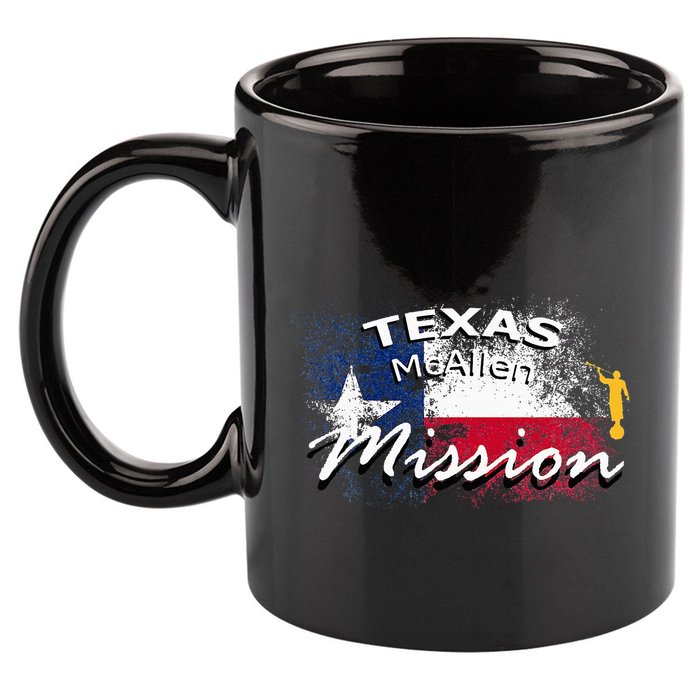 Texas Mcallen Mormon Lds Mission Missionary 11oz C Handle Ceramic Mug
