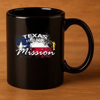 Texas Mcallen Mormon Lds Mission Missionary 11oz C Handle Ceramic Mug