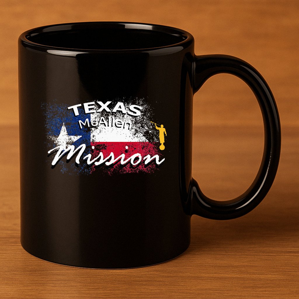Texas Mcallen Mormon Lds Mission Missionary 11oz C Handle Ceramic Mug
