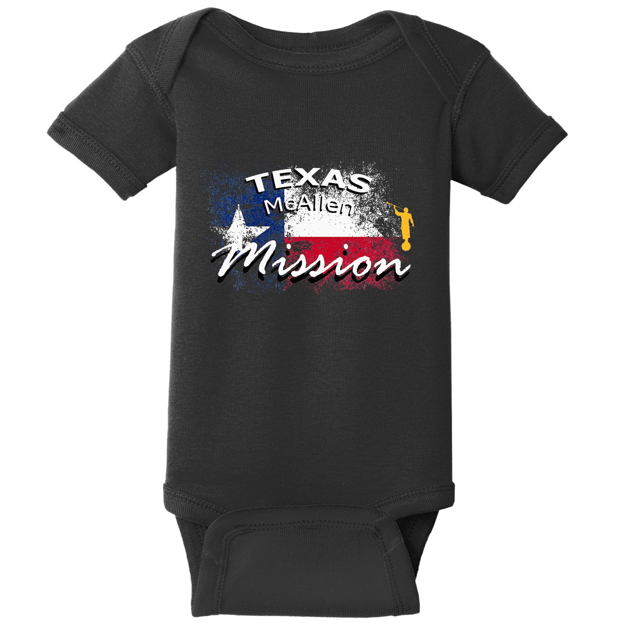 Texas Mcallen Mormon Lds Mission Missionary Baby Bodysuit