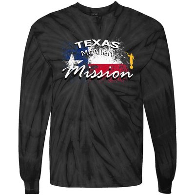 Texas Mcallen Mormon Lds Mission Missionary Tie-Dye Long Sleeve Shirt