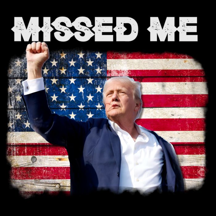 Trump Missed Me Pennsylvania Rally Patriot Usa 2024 Shot 16 in Basic Backpack