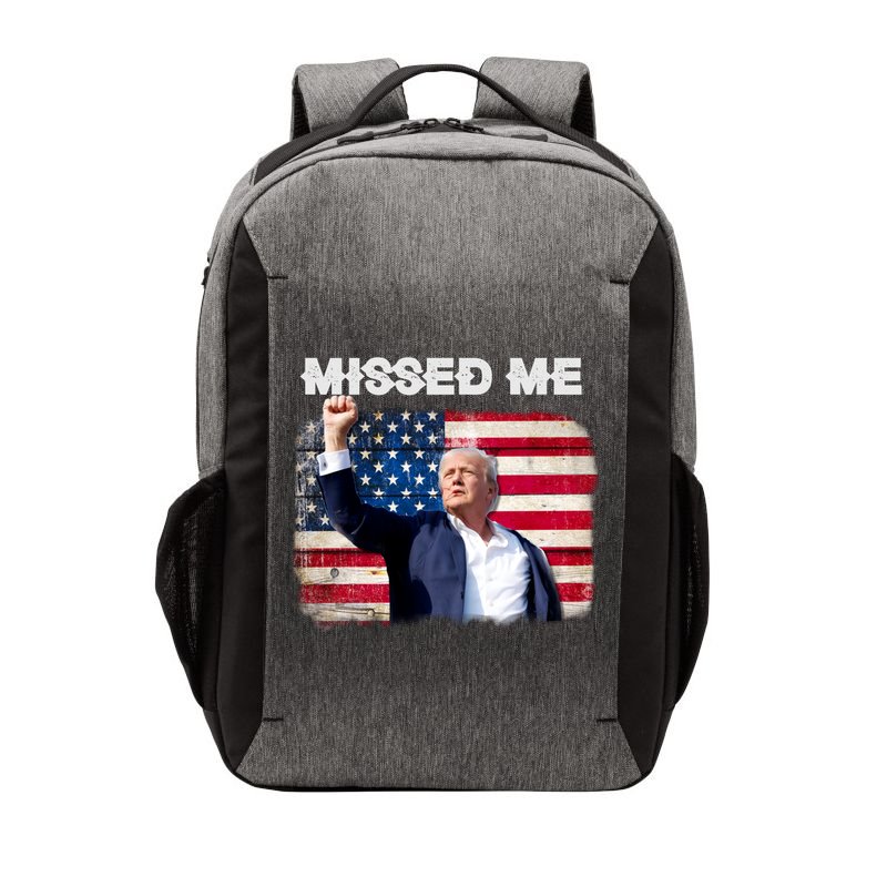 Trump Missed Me Pennsylvania Rally Patriot Usa 2024 Shot Vector Backpack