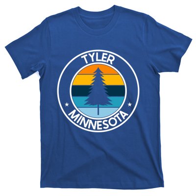 Tyler Minnesota Mn Usa City Pride Retro Sunset Gift T-Shirt