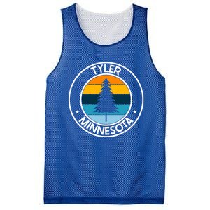 Tyler Minnesota Mn Usa City Pride Retro Sunset Gift Mesh Reversible Basketball Jersey Tank