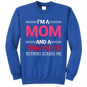 Triathlete Mom Mothers Day Gift Triathlon Gift Sweatshirt