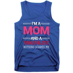 Triathlete Mom Mothers Day Gift Triathlon Gift Tank Top