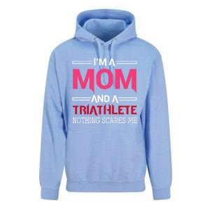 Triathlete Mom Mothers Day Gift Triathlon Gift Unisex Surf Hoodie