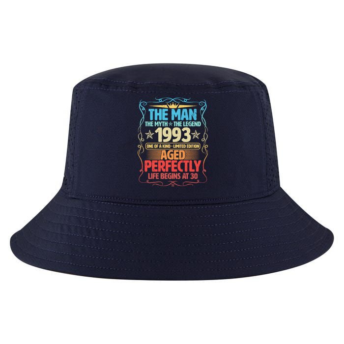 The Man Myth Legend 1993 Aged Perfectly 30th Birthday Cool Comfort Performance Bucket Hat