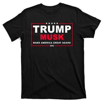 Trump Musk Make America Great Again 2024 Election T-Shirt