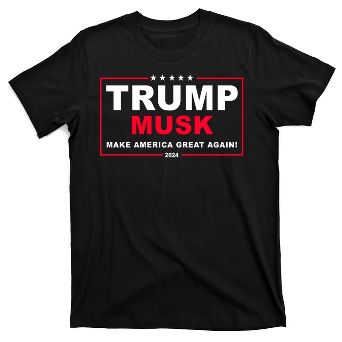 Trump Musk Make America Great Again 2024 Election T-Shirt