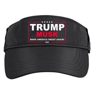 Trump Musk Make America Great Again 2024 Election Adult Drive Performance Visor