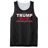 Trump Musk Make America Great Again 2024 Election Mesh Reversible Basketball Jersey Tank