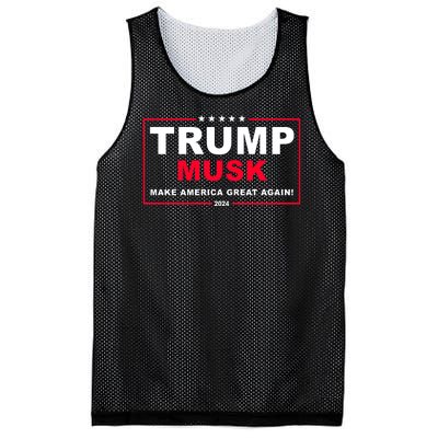 Trump Musk Make America Great Again 2024 Election Mesh Reversible Basketball Jersey Tank