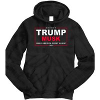 Trump Musk Make America Great Again 2024 Election Tie Dye Hoodie