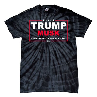 Trump Musk Make America Great Again 2024 Election Tie-Dye T-Shirt