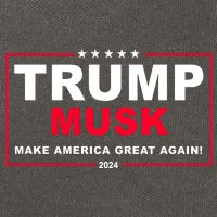 Trump Musk Make America Great Again 2024 Election Cotton Canvas Backpack