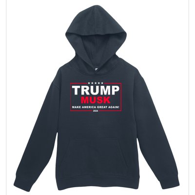 Trump Musk Make America Great Again 2024 Election Urban Pullover Hoodie