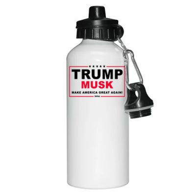 Trump Musk Make America Great Again 2024 Election Aluminum Water Bottle