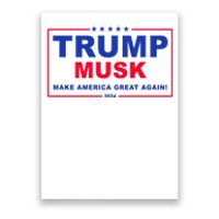 Trump Musk Make America Great Again 2024 Political Poster