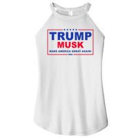 Trump Musk Make America Great Again 2024 Political Women's Perfect Tri Rocker Tank