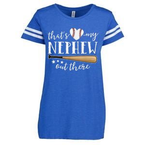 Thats My Nephew Out There Baseball Aunt Auntie Mothers Day Enza Ladies Jersey Football T-Shirt