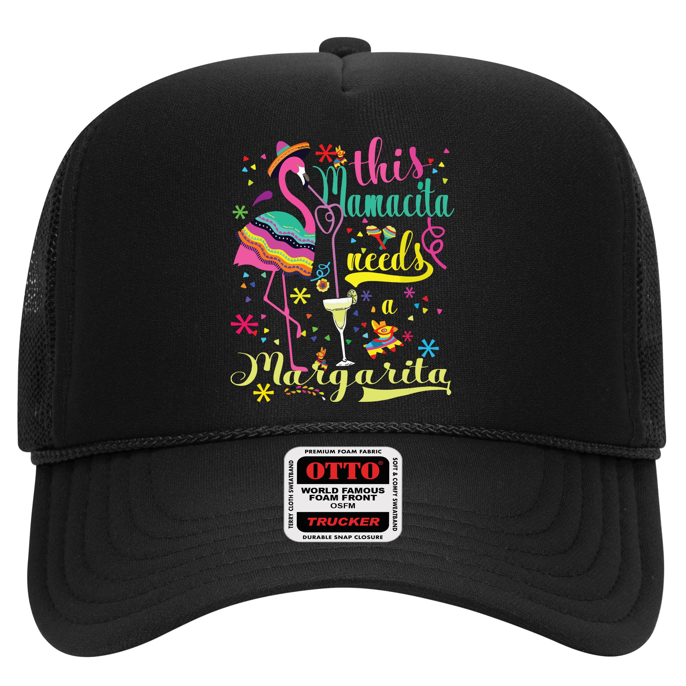 This Mamacita Needs A Margarita Cinco De Mayo Pink Flamingo Hat