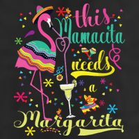 This Mamacita Needs A Margarita Cinco De Mayo Pink Flamingo Hat