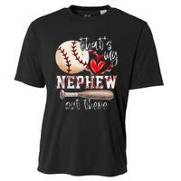 That's My Nephew Out There Baseball Aunt for Mothers Day Cooling Performance Crew T-Shirt