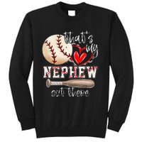 That's My Nephew Out There Baseball Aunt for Mothers Day Tall Sweatshirt