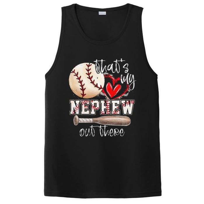 That's My Nephew Out There Baseball Aunt for Mothers Day PosiCharge Competitor Tank