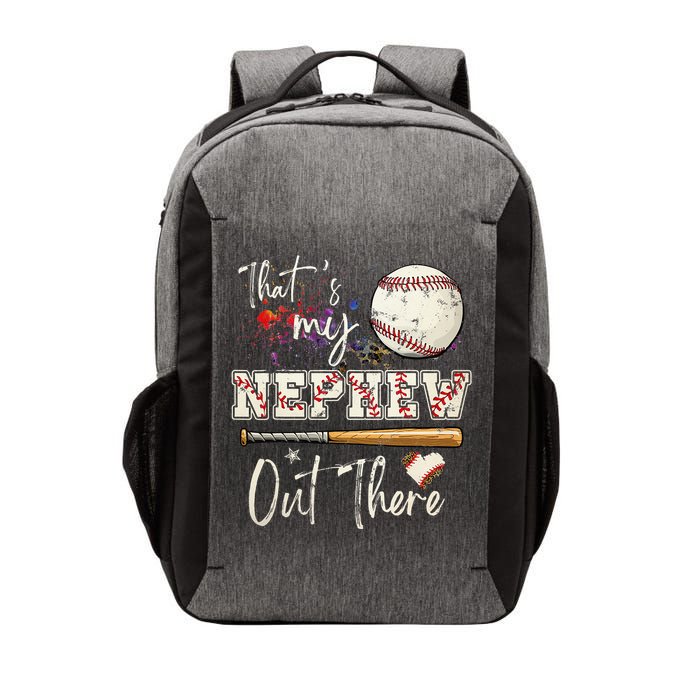 That's My Nephew Out There Baseball Aunt for Mothers Day Vector Backpack