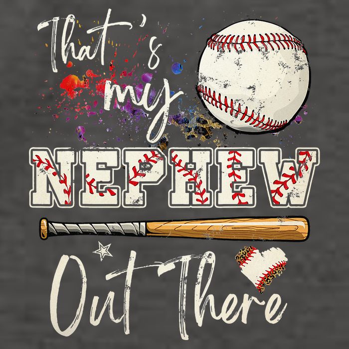 That's My Nephew Out There Baseball Aunt for Mothers Day Vector Backpack